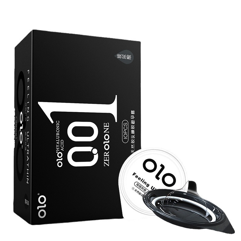 Bao cao su OLO New Three 0.01 Jelly Black