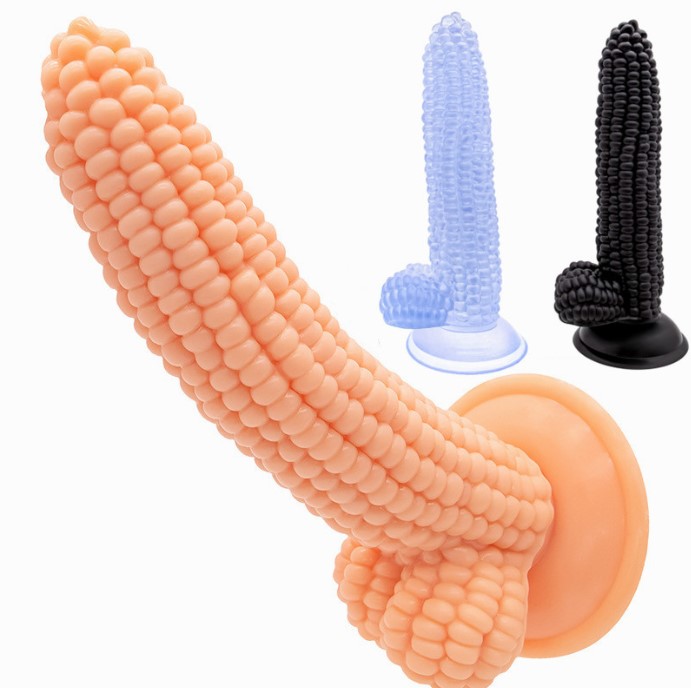 Dương Vật Giả Gắn Tường Trái Bắp Ngô Silicon