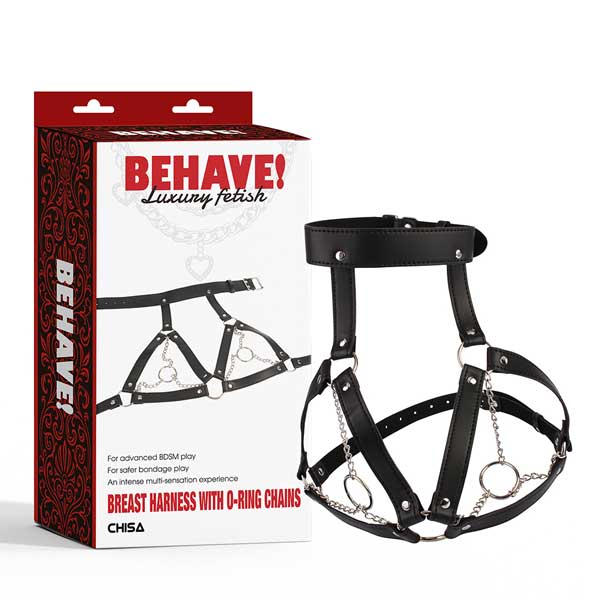 Bộ Đai Kẹp Ngực Behave Luxury Fetish