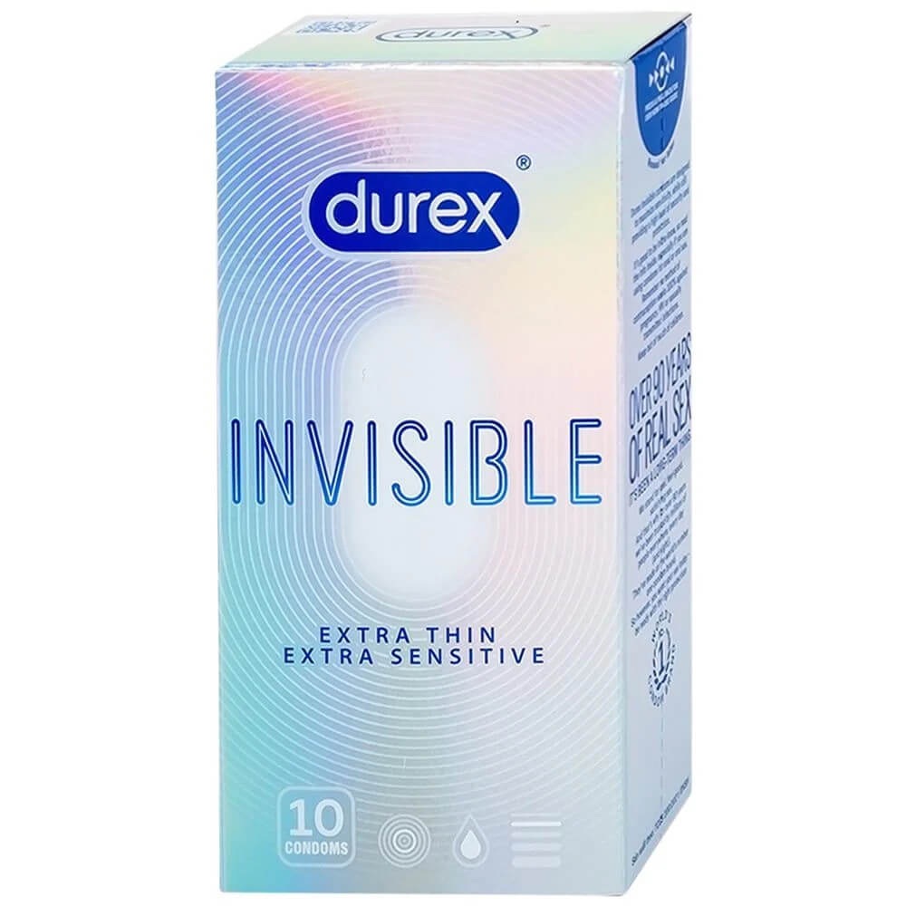 Bao cao su Durex Invisible Extra Thin Extra Sensitive